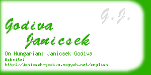 godiva janicsek business card